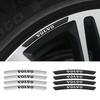 4ks Hliníkové Auto Znaky Ráfky Kol Závodní Středové Krytky Auto Dekorace pro V40 V50 S40 S80 XC60 S90 XC90 S60 XC40 C40 V80