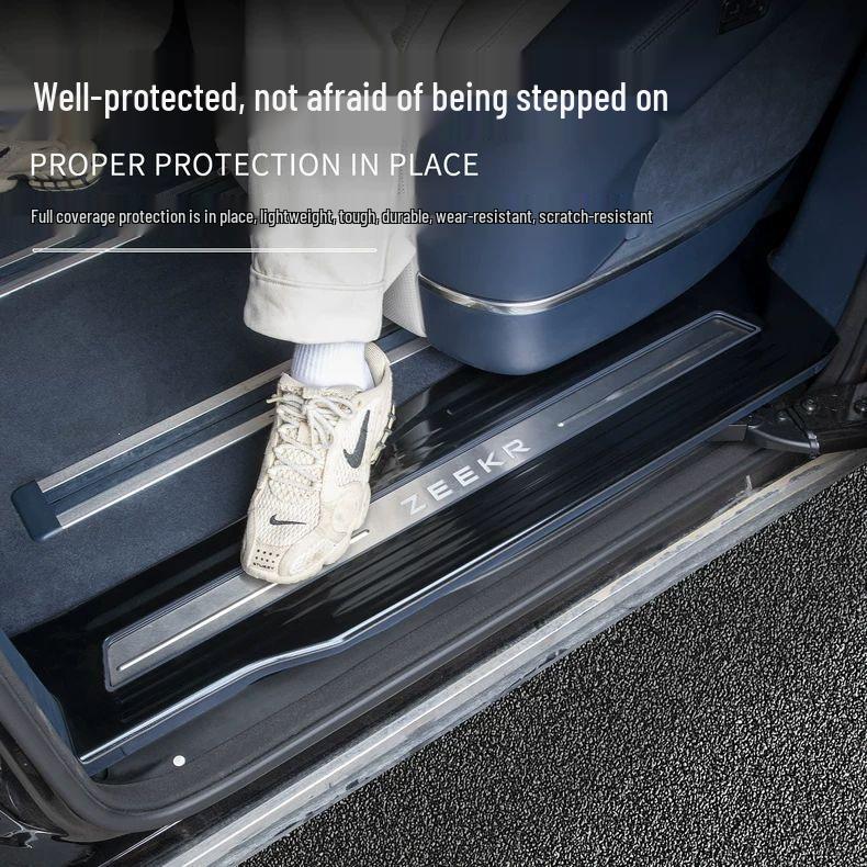 2024-2025 Zeekr 009 Door Sill Protector: Anti-scratch Welcome Pedal & Decorative Guard