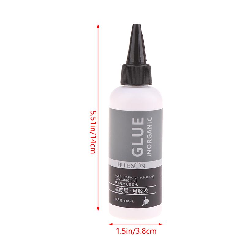 100Ml Table Tennis Racket Soleplate Inorganic Glue Water-Soluble Pong Ball Glue Rubber Adhesive Soleplate Maintenance Fluid