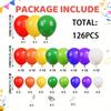 126PCS Rainbow Balloon Garland Arch Set Suitable for Birthday Parties Wedding Engagement Decoration Anniversary Decoration