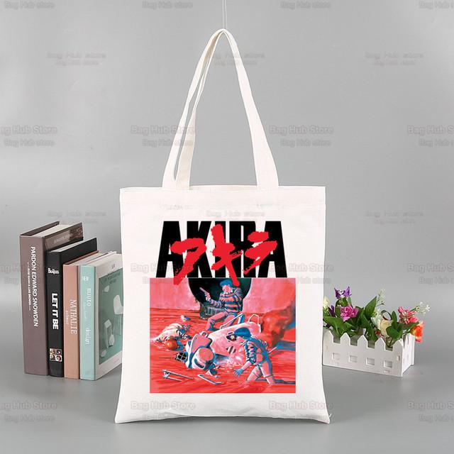 Akira Anime Kaneda Bolsa de compras Lona Tokio Manga Harajuku