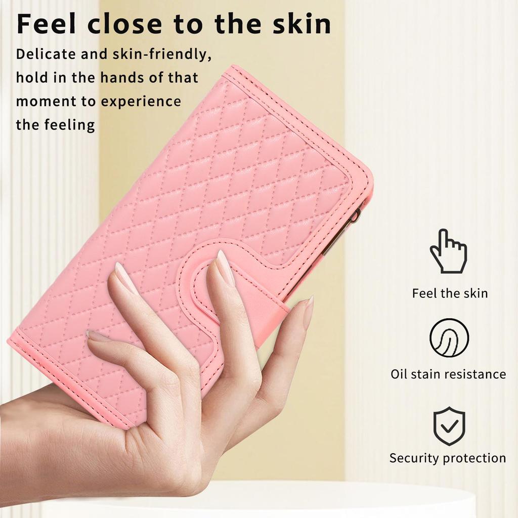 New Stylish Diamond Wallet Case for iPhone 16 - Unisex Design