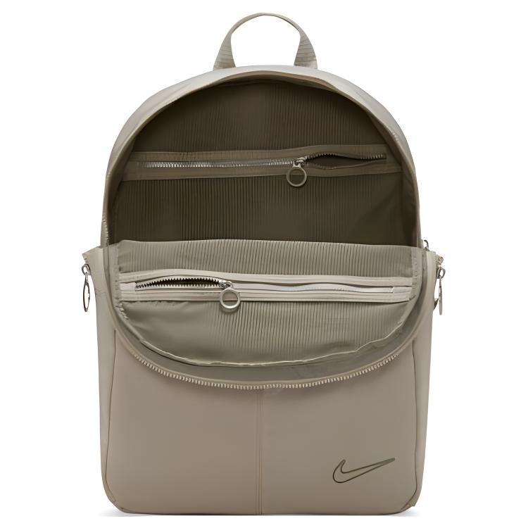 Nike Nylon Fabric Backpack Regular Unisex Light Khaki Casual CV0061-230