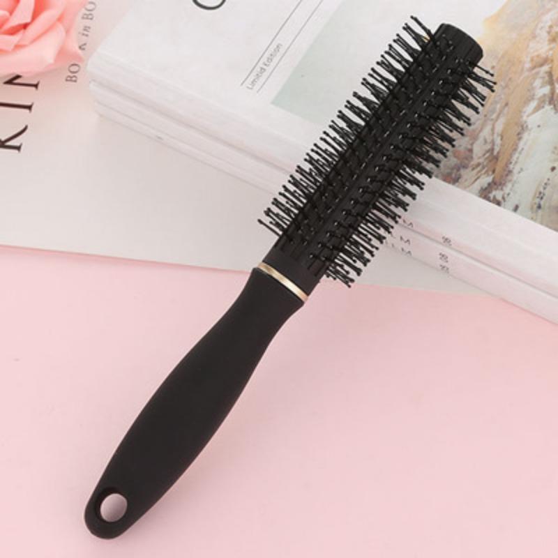 Hair Styling Comb - 2-in-1 Teasing & Curling Blow Dry Brush for Men's Pompadour & Women's Volumizing, Root Lift & Smoothing Home Salon Tool