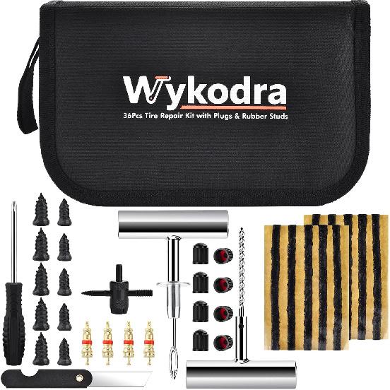 Tire Repair Kit, Tire Plug Kit, Tire Repair Rubber Nail, Professional Heavy Duty Emergency Flat Tire Repair, Repair Tire for Car, RV, SUV, Jeep, UTV, 36