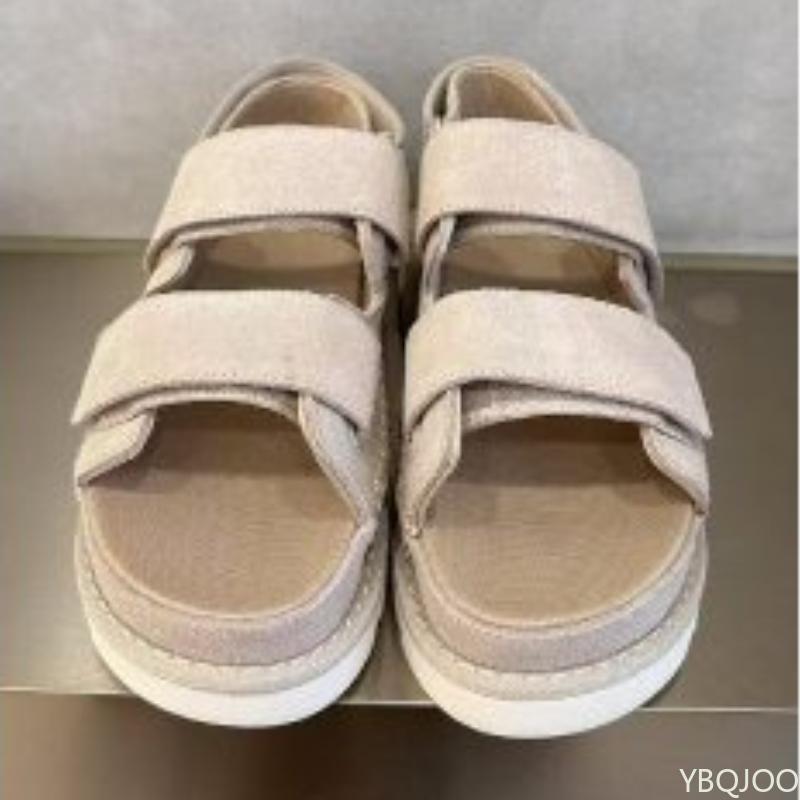 Summers Couple Hight Quality Sandals Women Daily Outdoor Beach shoes Genuine Leather Sandals New Dress Height Increasing Shoes