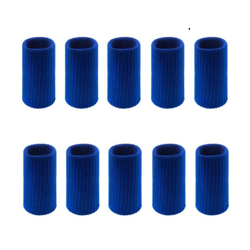 10Pcs Finger Protection Arthritis Support Finger Guard Outdoor Sports Basketball Volleyball Elastic Finger Sleeves Elastic