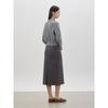 Cc Collect Belted Long H Line Skirt C261msd003