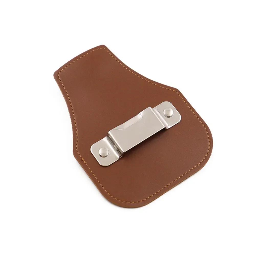 Woodworking tape measure case - King of tools for carpenters. Waist pouch. Metal leather screwdriver. Individual packaging.