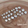 Sparkling Multi-Faceted Zirconia Nail Art Rhinestones Set – Handmade DIY Wearable Accessories