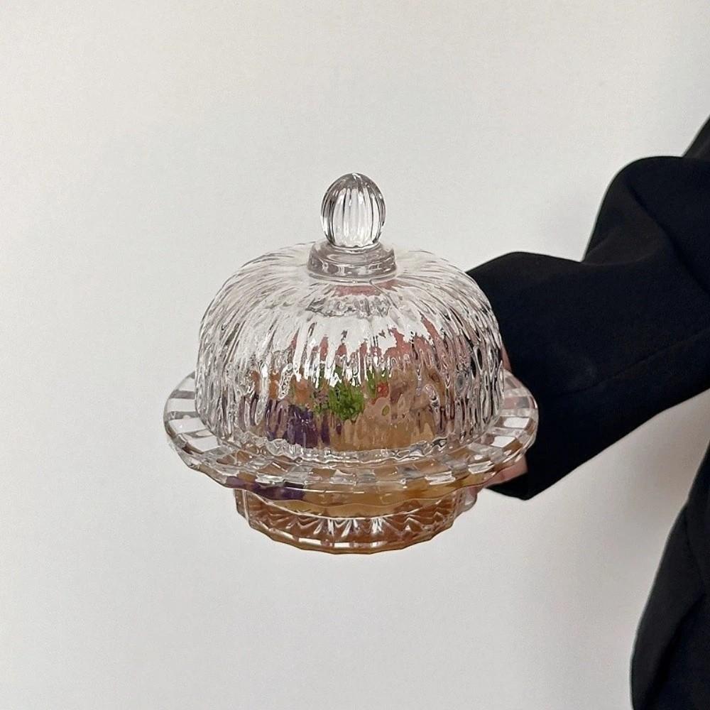 European-Style Dessert Bowl Exquisite Small Soup Bowl Multi-Purpose Tremella Glass Bowl Home Use