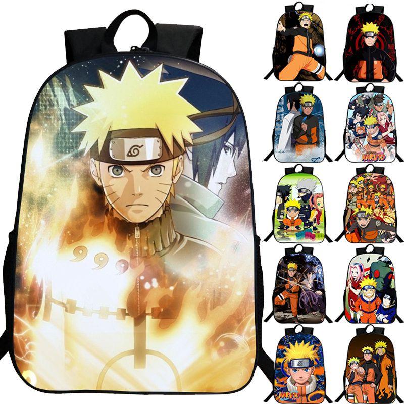 Fashionable Naruto Kakashi Backpack Featuring Smooth Zipper And Easy-to-clean Material