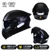 Full Face Motorcycle Helmet Men Women Winter Warm ABS With Flip-Up Visor 3C DOT Certified