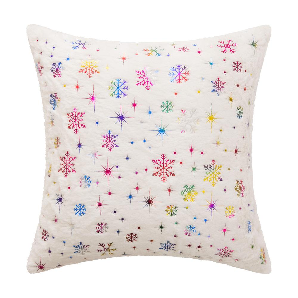 Bedding Gold Snowflake Pillow Case B&B Bay Window Cushion Living Room Sofa Pillow Cute Bedroom Office Pillow