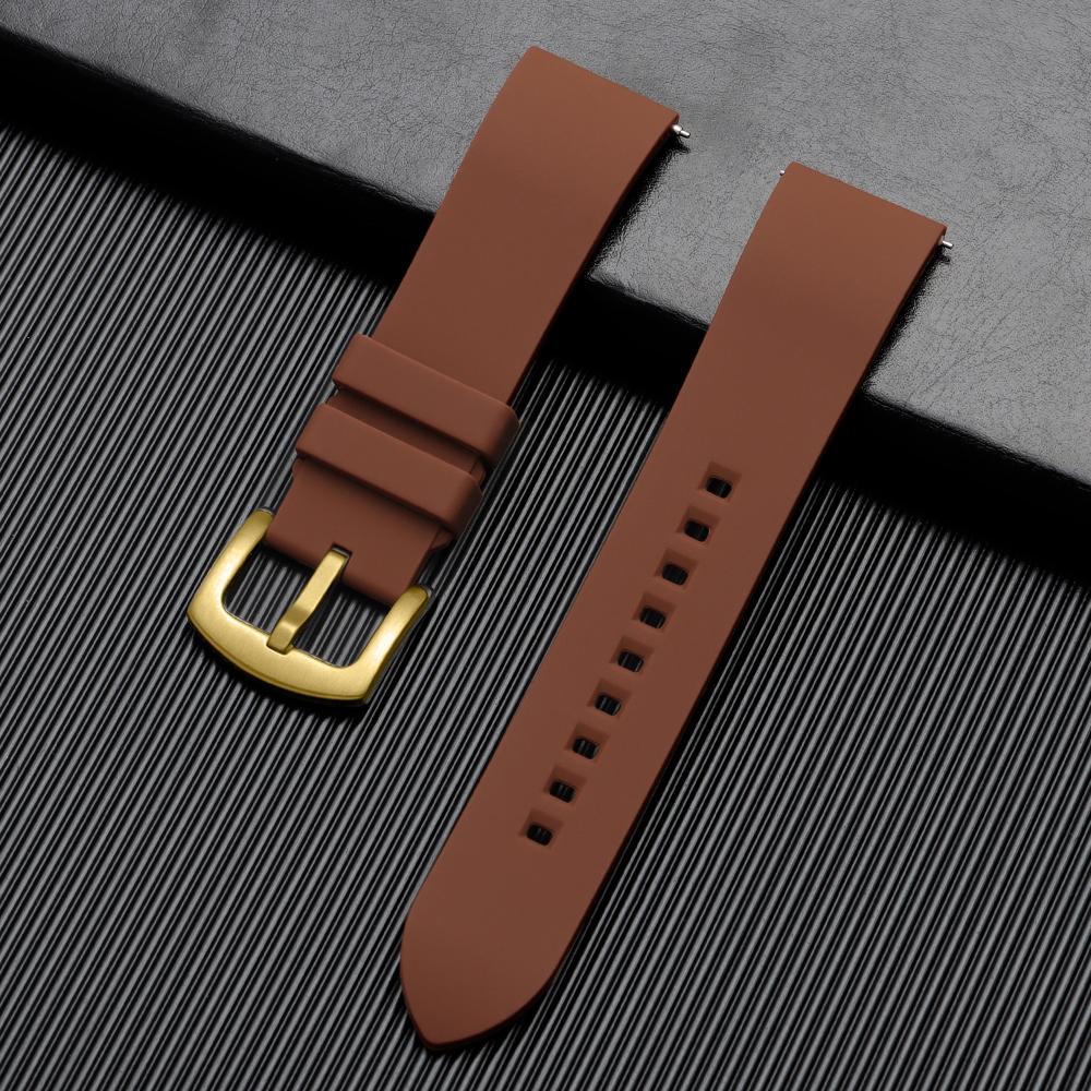 Silicone Watch Band 18mm 19mm 20mm 22mm 24mm Men's Women Sports Watrproof Strap for Rolex for Seiko Watch Replacement Watchband