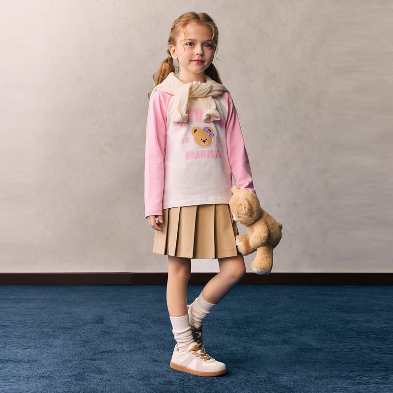 PawinPaw Cartoon Bear Kids  Long Sleeve T-shirt 150