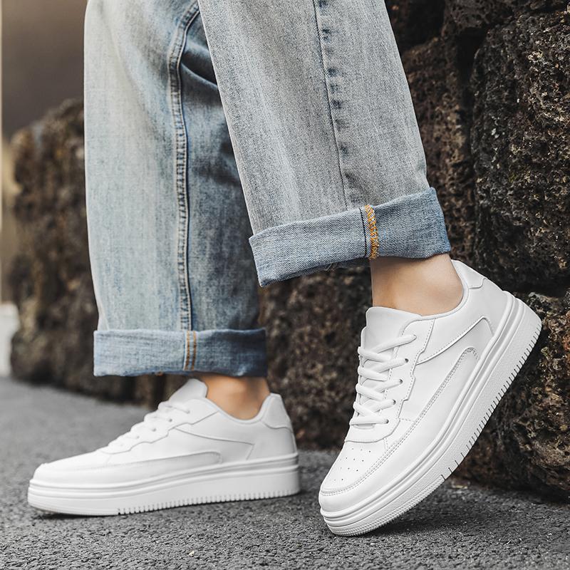 New Air Force Student White Shoes Pure White Classic Board Shoes 48 Large Size