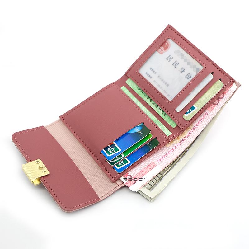 Women's Tri-fold Clutch Wallet with Card Holder and Coin Purse