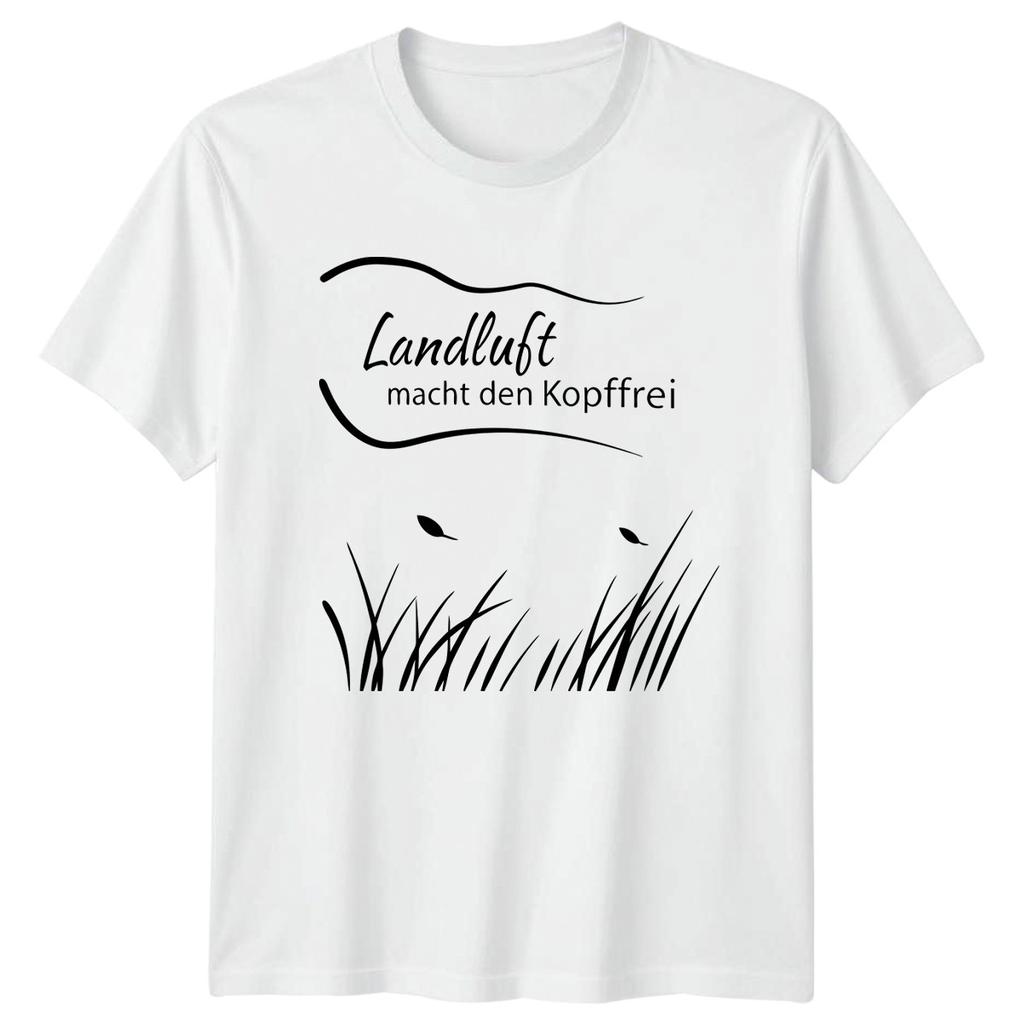 Landluft Macht Den Kopffrei TShirt GerUnisex Village Life Gift For Him And Her