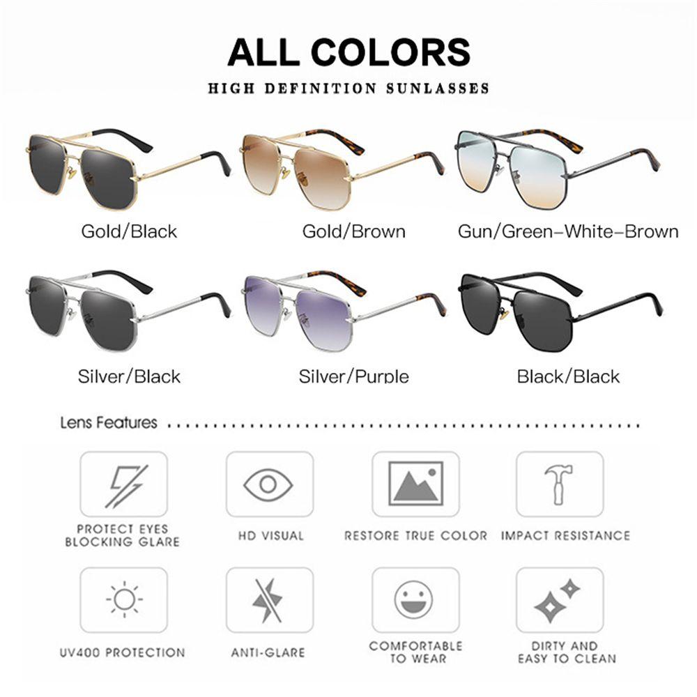 Fashion Oversized Sun Glasses Driving Sun Glasses Sunglasses for gentlemen gentlemen's Shades Polygon Sunglasses