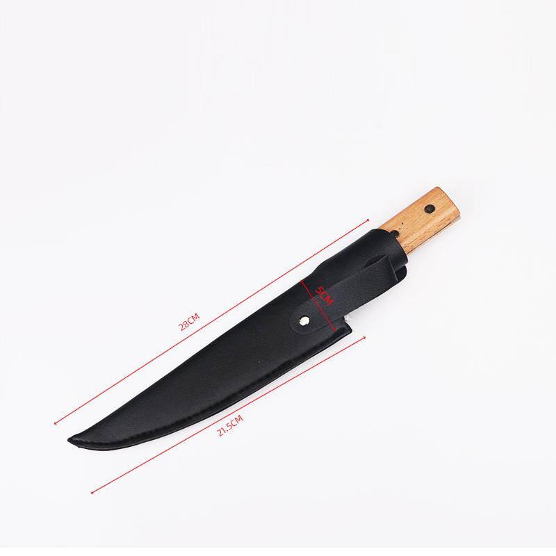 Messerscheiden-Taschen PU-Leder Holster Gürteltasche Gerade Messerhalter Tragen Langlebig Küche Koch Kochmesser Aufbewahrungstasche