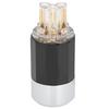 Monosaudio Pure Copper 24K Gold Plated Power Plug HIFI Audio Power Connector Plug 100‑250V