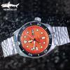 Relógio Masculino HEIMDALLR Skx007 Movimento NH36 Bezel Cerâmico Sharkey 200M à Prova d'Água Safira Automático Mecânico Relógio de Mergulho para Homens