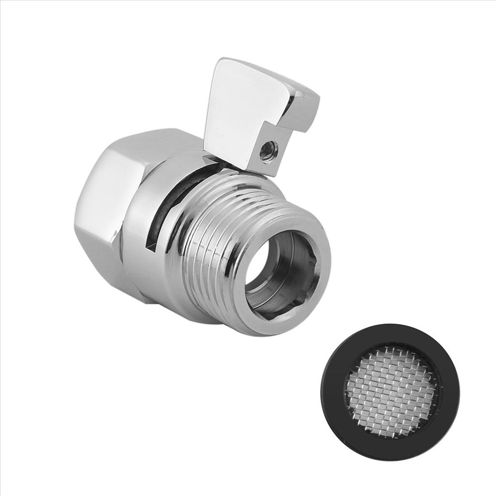 BHBL Wasserdurchfluss-Absperrventil, Messing, Einstellbarer Wasserdruckregler für Handbrause & Bidet-Sprüher