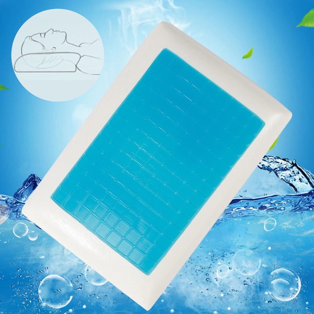 Soft Cool Gel Memory Foam Sleeping Pillow Neck Care Rest Breathable Cushion