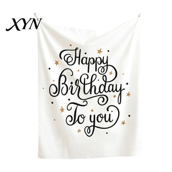 Nature Style Backdrop Baby Birthday Backdrop, Greenery Forest Banner for Boy Girl, Linen-like Polyester Fabric 100 Day Celebration Party Decorations,