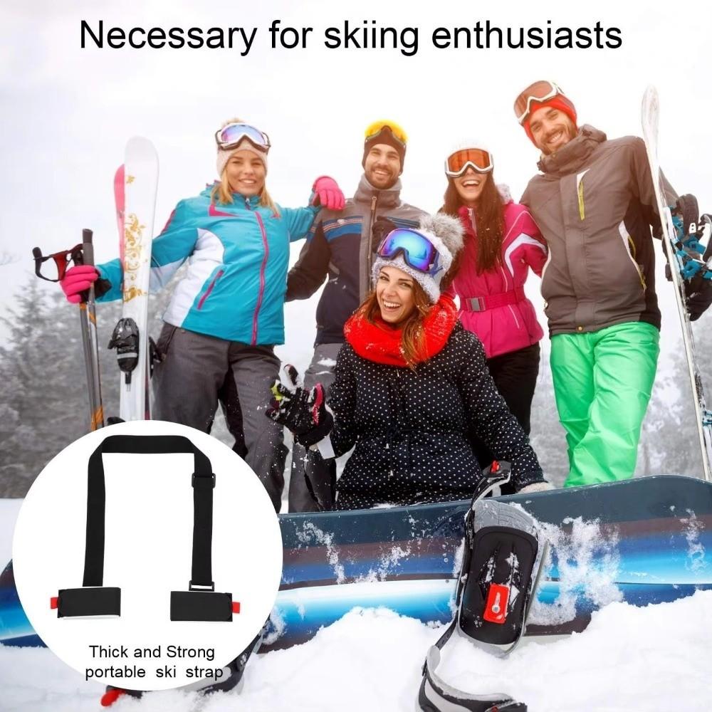 Hand-held Design Snowboard Carry Strap Fixed Strap Ski Shoulder Strap Outdoor Ski Trip