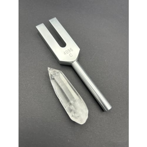 [FromJiji] Healing Tuner, Crystal, Storage Pouch, Original Mallet, 4-Piece Set, Relaxation, 4096Hz