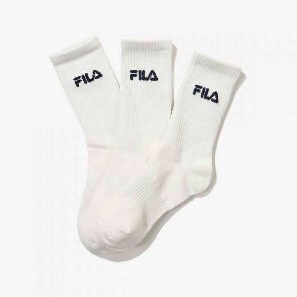 Fila Essential Crew Socks 3 Pack OFFWHITE/260
