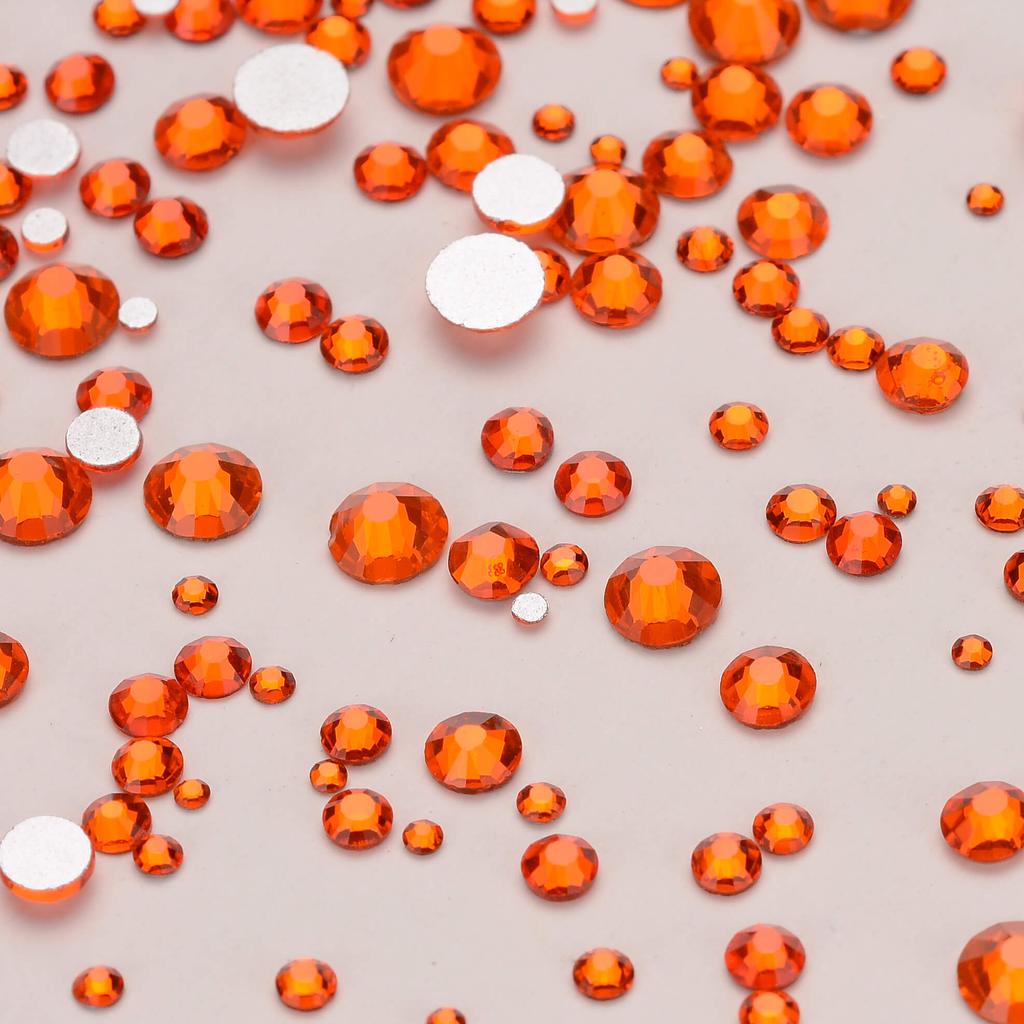 Rhinestones Multi Sizes Colorful Non Hotfix Rhinestone Flat Back Nail Rhinestones for DIY Crafts
