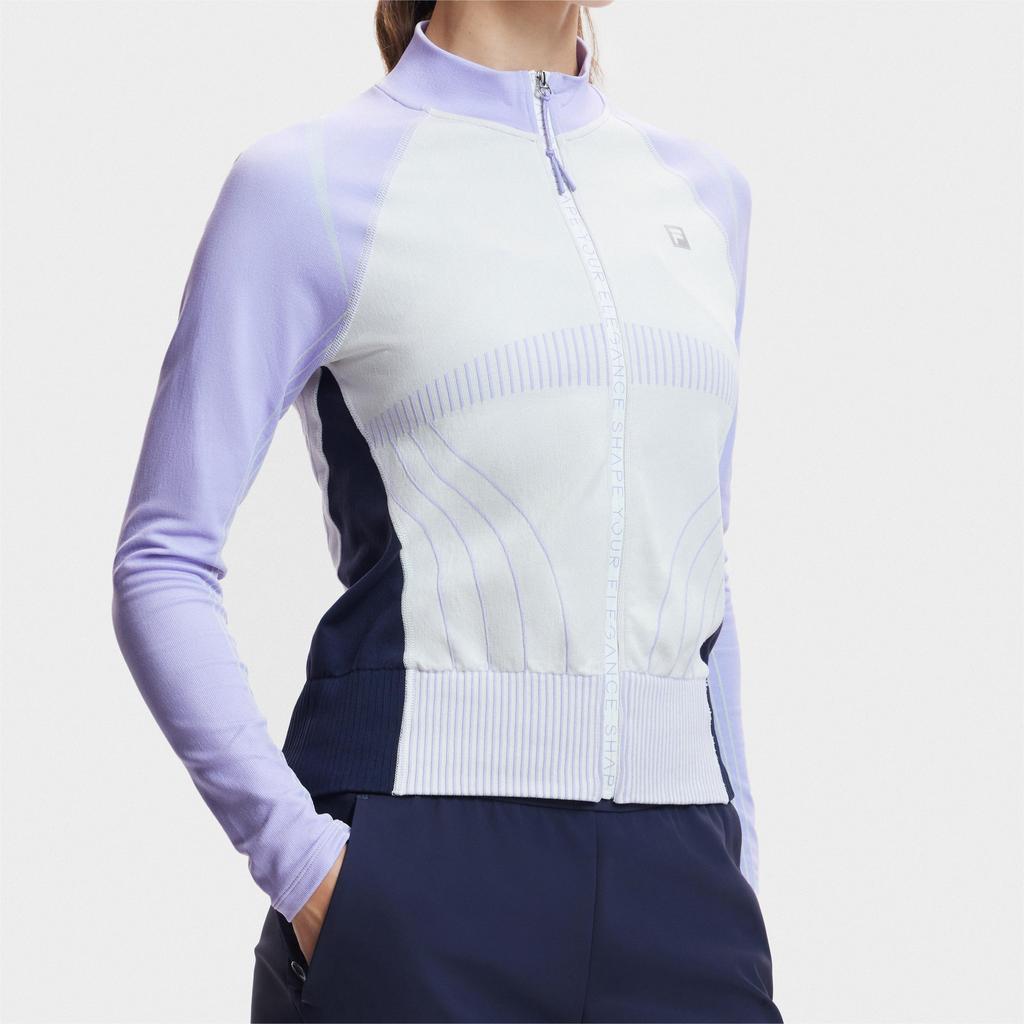 New FILA Knitwear Women's Mustard Purple A11W421503FVT