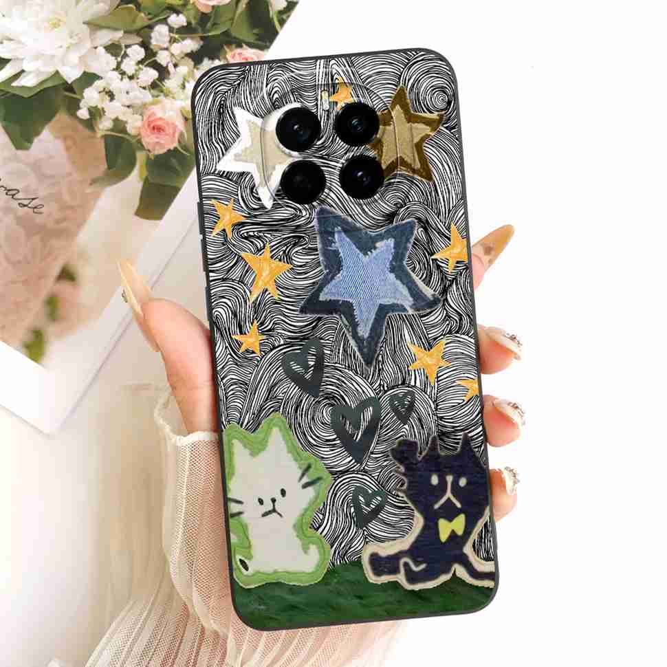 

For Honor Magic7 5G PTP-AN00 Case Fashion Cartoon cat Soft Silicone Back Cover For Honor Magic 7 magic7 5G Phone Cases Bumper Honor Magic7 5G