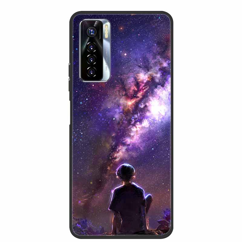For Tecno Camon 17 Pro Cases 17P 17 Soft TPU Silicone Phone Cover for Tecno Camon 17P Back Cover Bumper Fundas Camon17 CG7n Capa