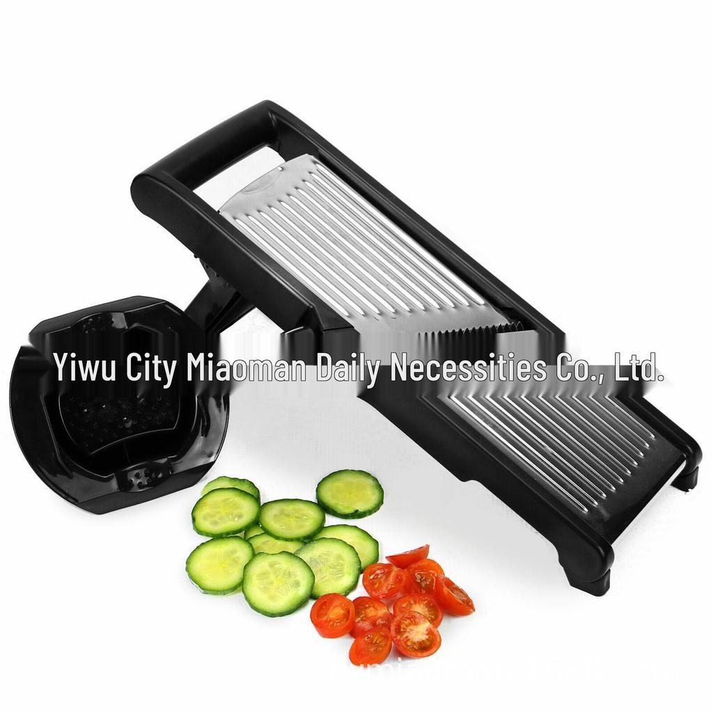 Adjustable Stainless Steel Vegetable Cutter for Shredding & Slicing