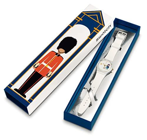 Swatch HOW MAJESTIC Gent GZ711 White Wristwatch