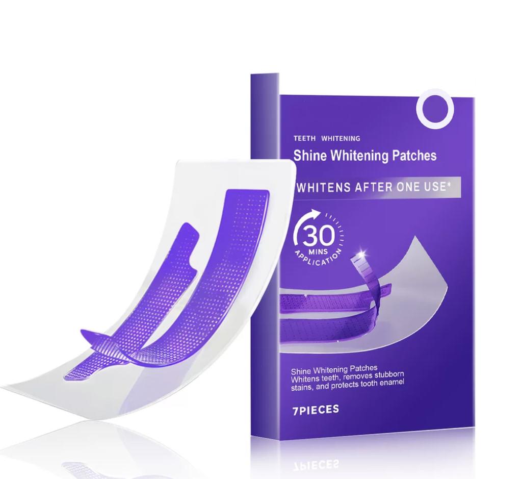 Purple Non-Sensitive Teeth Whitening Strips, 7PCS Professional Whitening Patches