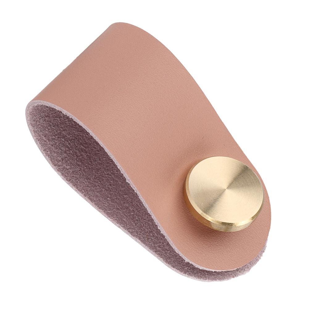 Schrankgriff Nordischer Luxus Narbenleder Messing Schublade Schrank Kleiderschranktür Dekor