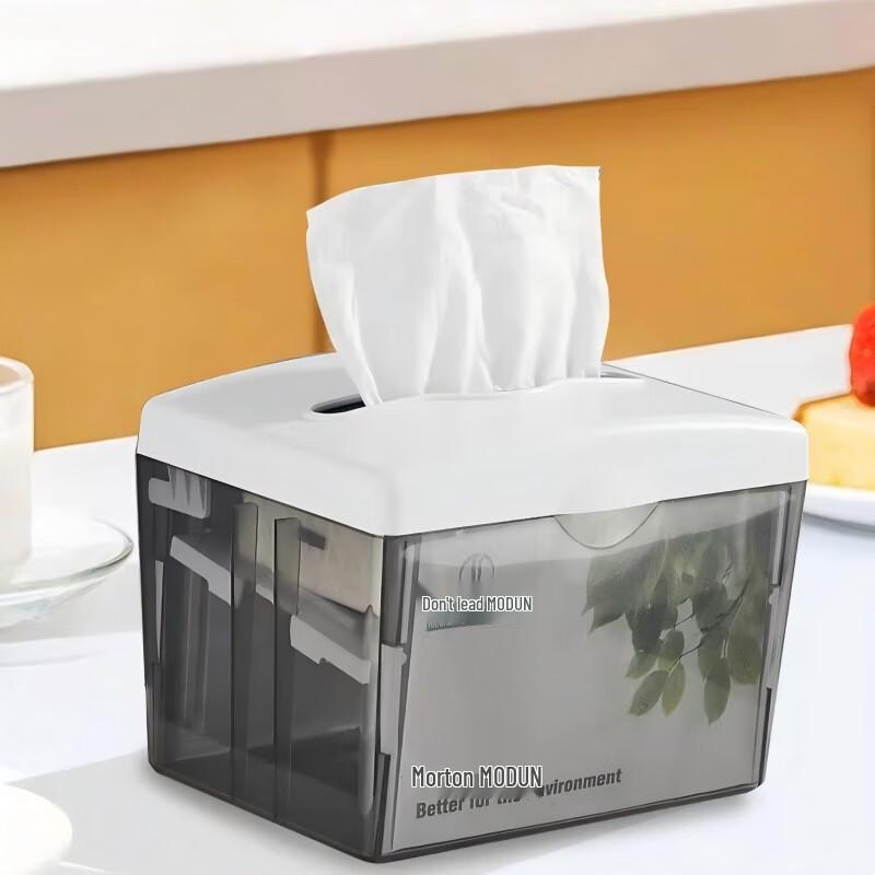 Morton M-5817G Plastic Countertop Tissue Box Dispenser