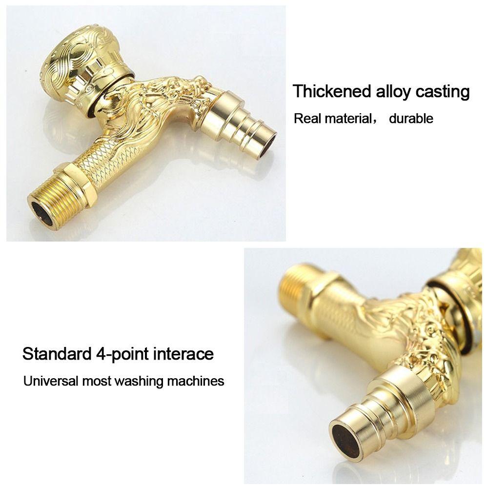 Antique Washing machine faucet Connector metal Mop Pool Cold Tap  Outdoor Garden Wash Basin Tap