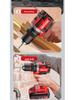 Delixi Cordless Brushless Hammer Drill & Electric Screwdriver with Lithium Battery