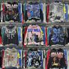 VALLEY American Hip-hop Couple Short-sleeve T-shirt, Washed Distressed West Coast Hoodie, Zipper Open for Men and Women