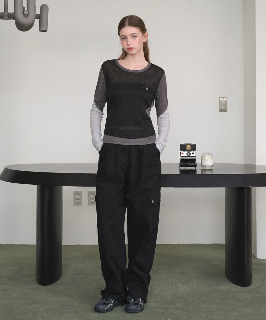 MICANE Wimsey See-Through Layered Tee
