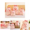 Adorable Pink Pig Plush Toy With Bow Perfect For Birthday Gifts And Collectibles