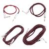 Braided Instrument Cable 6.5mm To 6.5mm Guitar Amplifier Cable Guitar Keyboard Cable Coppers Wire Guitar Keyboard Cables