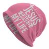 Custom Yeshua Jesus Christian Skullies Beanies Caps Unisex Winter Warm Knitting Hat Street Adult Bonnet Hats Outdoor Ski Cap