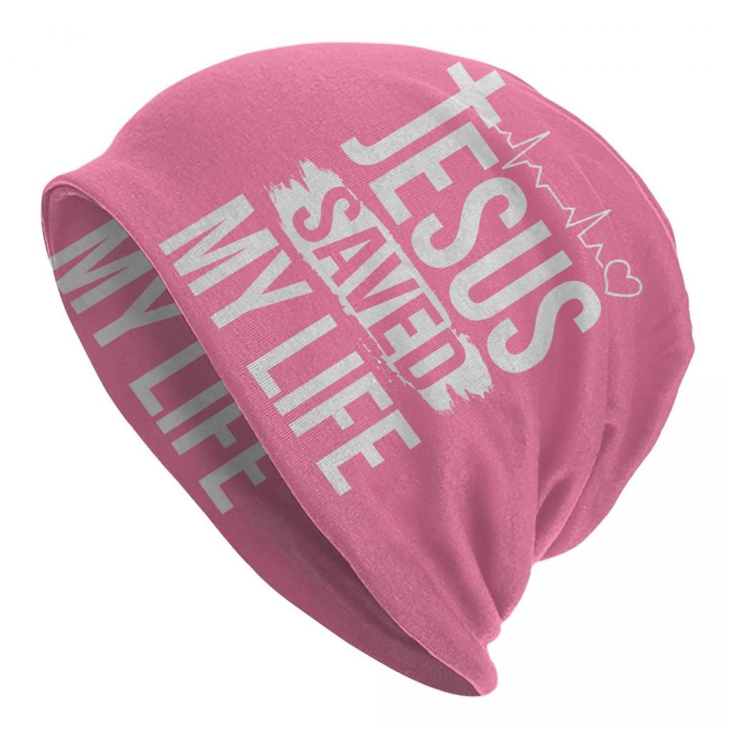 Custom Yeshua Jesus Christian Skullies Beanies Caps Unisex Winter Warm Knitting Hat Street Adult Bonnet Hats Outdoor Ski Cap